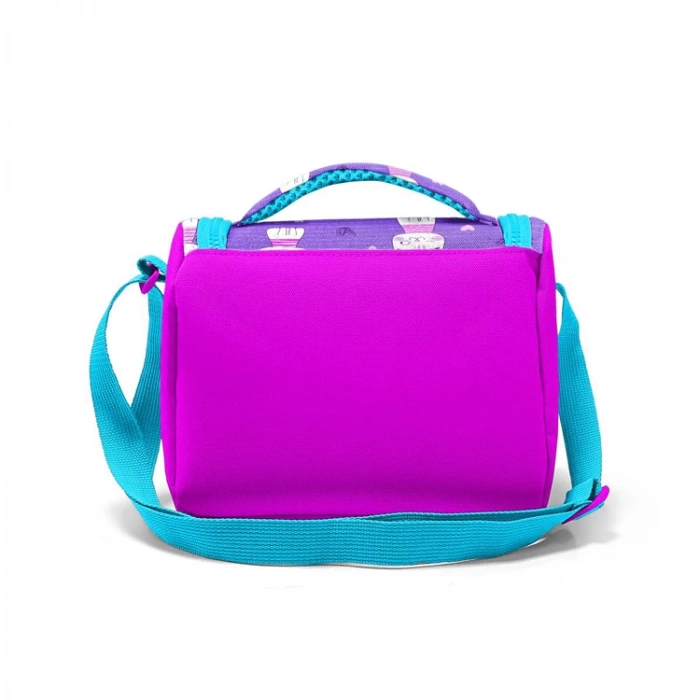 CORAL HIGH 11704 MOR PEMBE DESENLİ THERMO BESLENME ÇANTASI