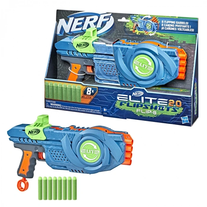HASBRO F2549 NERF ELITE 2.0 FLIPSHOTS FLIP-8