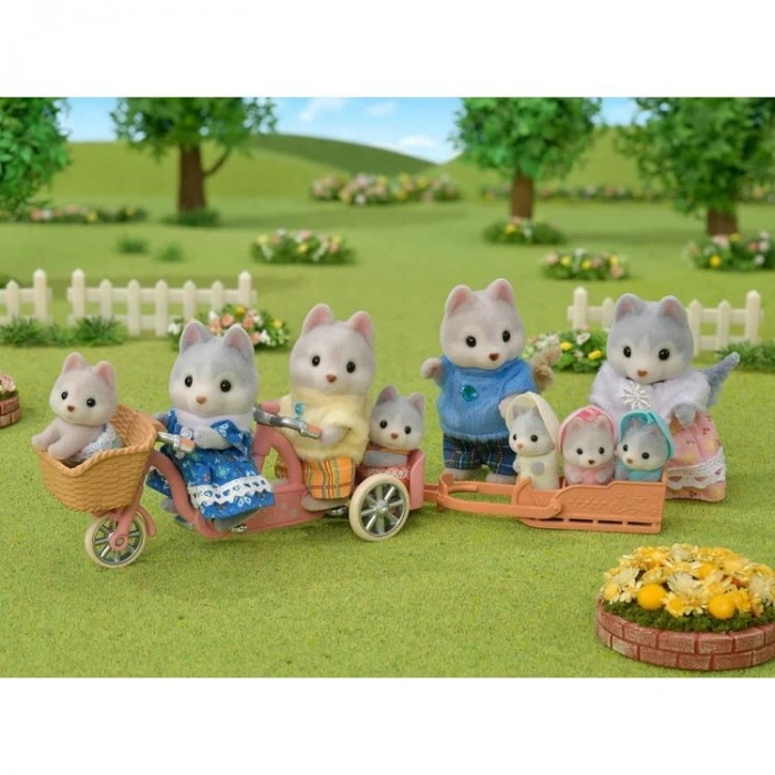 ADORE ESF5637 SYLVANIAN FAMILIES BİSİKLET VE HASKİLER 3+