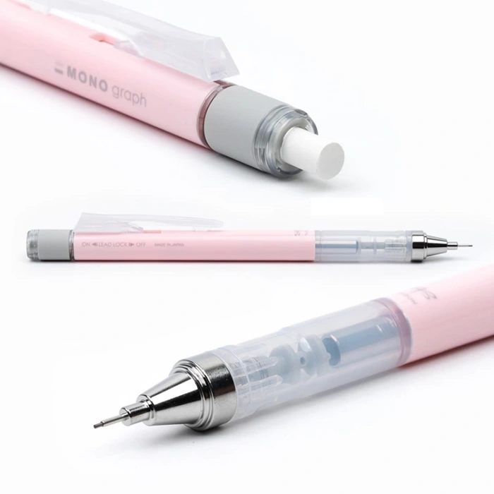 TOMBOW MONO GRAPH MEKANİK KURŞUN KALEM 0.5MM PASTEL MERCAN PEMBE  DPA-136D