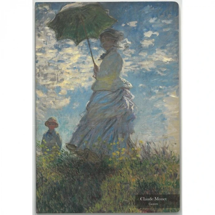 PAPİRÜS  TUVAL TERZİ DİKİŞ KARTON KAPAK 16X23 56YP. NOKTALI DEFTER