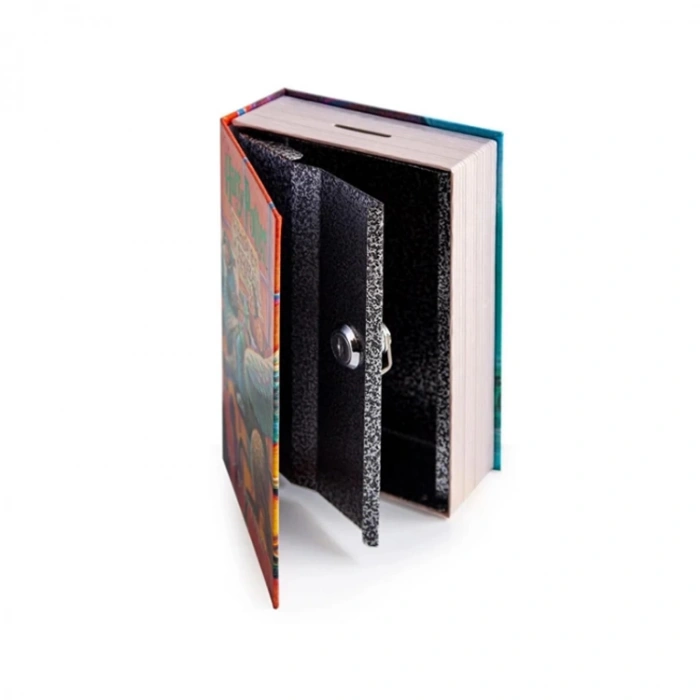 HARRY POTTER LİSANSLI KİTAP GÖRÜNÜMLÜ KİLİTLİ GİZLİ KASA KUMBARA