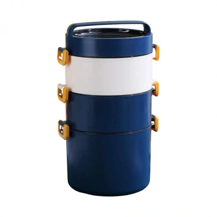 VAGONLİFE PASLANMAZ ÇELİK ÜÇ KATLI YEMEK KABI - LUNCH BOX  XC-545  1800 ML