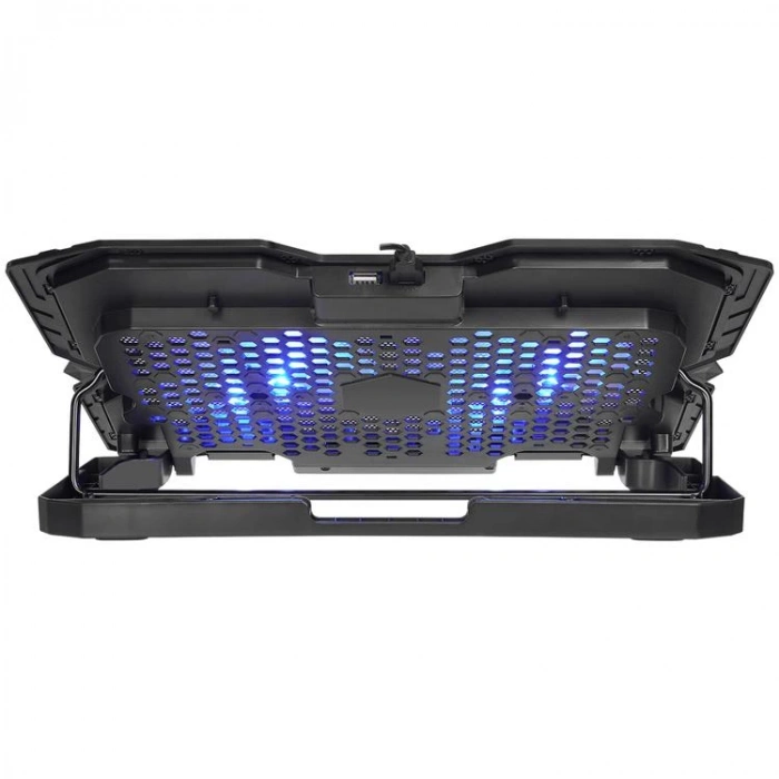 ADDİSON AD-S1 STORM MAVİ LED IŞIKLI  2 FANLI 2 USB DC SV 125x125x20mm NOTEBOOK SOĞUTUCU