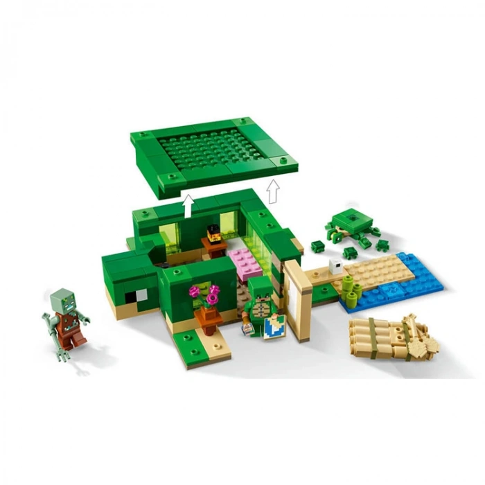 LEGO MINECRAFT 21254 KAPLAMBAĞA PLAJ EVİ 234 PARÇA