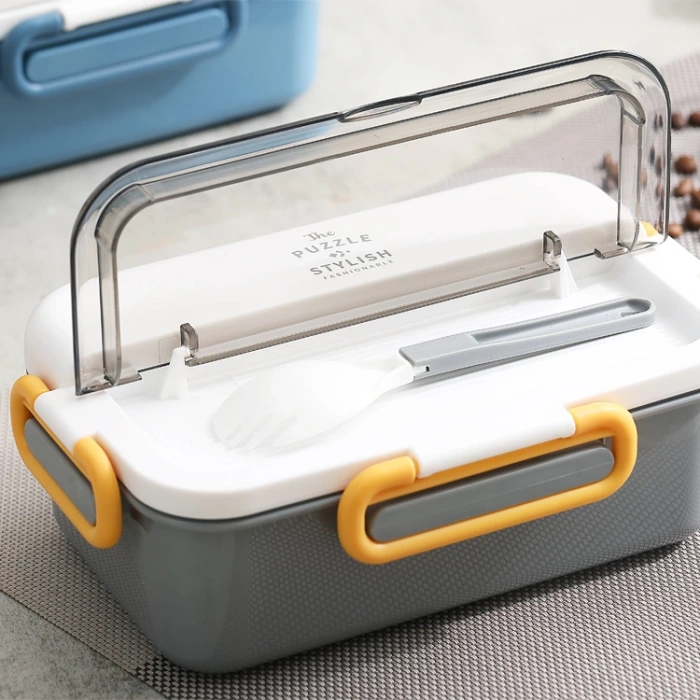 VAGONLİFE PASLANMAZ ÇELİK YEMEK KABI 900 ML - LUNCH BOX  XC-588