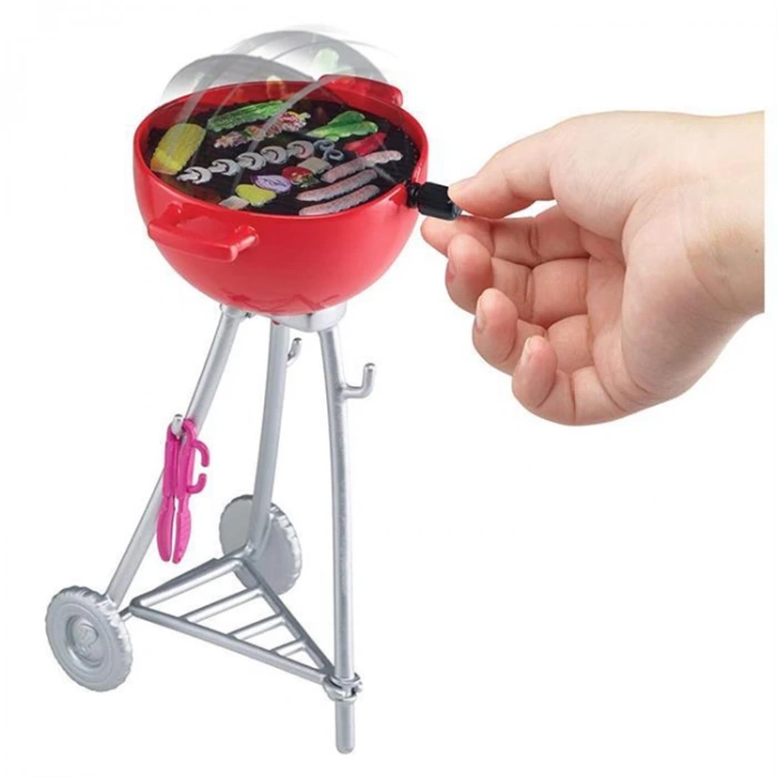 MATTEL GRG75/ GRG76  BARBIE  EV DEKORASYONU OYUN SETİ BARBEKÜ
