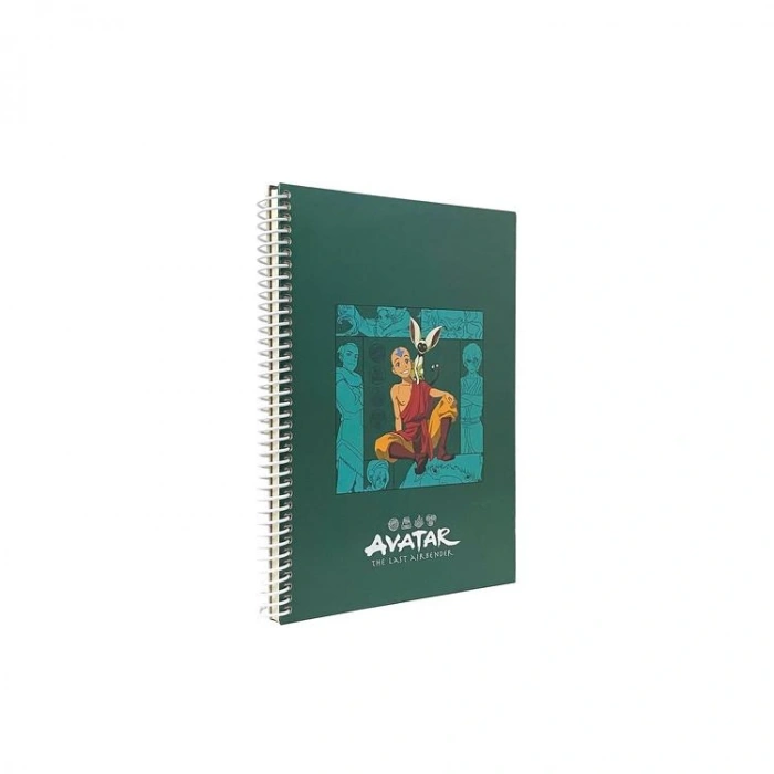 SPACE LICENSE YPK-382362 AVATAR 17 X 24 AANG S SPİRALLİ SERT KAPAK 96 YP KARELİ DEFTER
