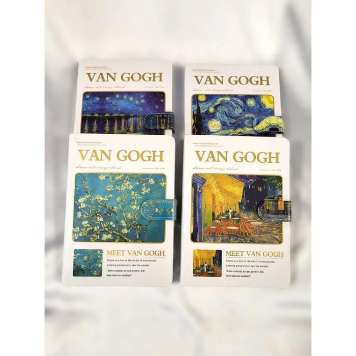 ODAK 8600-13 VAN GOGH MIKNATISLI SERT KAPAK ÇİZGİLİ DEFTER