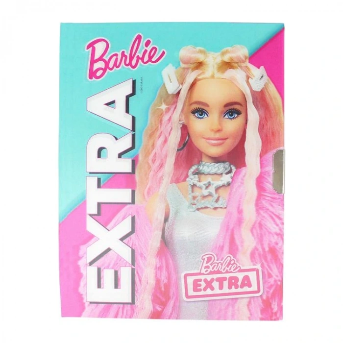 CEM BARBIE B-880 3D (ÜÇ BOYUTLU) KİLİTLİ HATIRA DEFTERİ 14.5X19cm ÇİZGİLİ