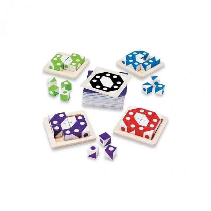 BAL 44002 MINDWARE Q- BİTZ GÖRSEL BECERİ KÜPLERİ KUTU OYUNU   8+