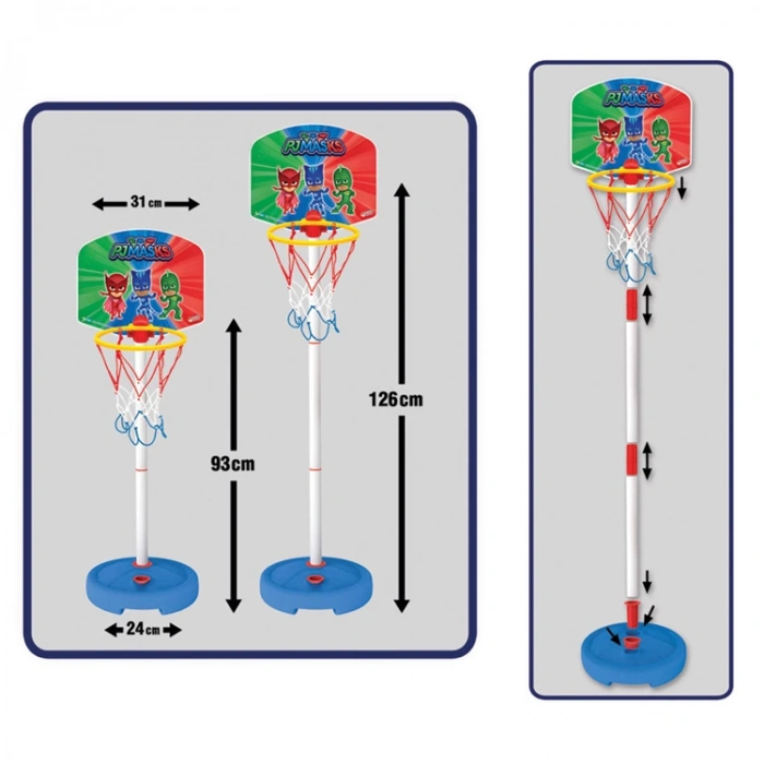 DEDE 03652 PJ MASKS KÜÇÜK AYAKLI BASKETBOL SETİ