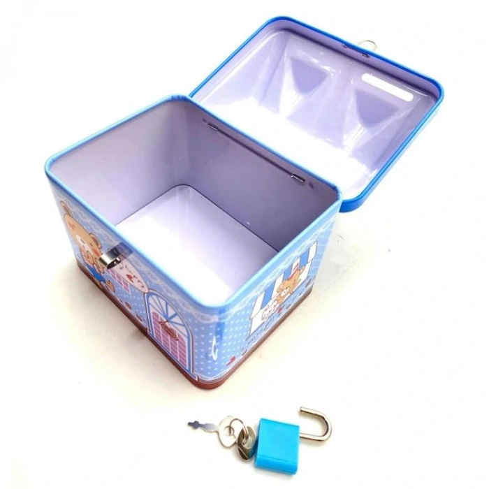 GİFTZEN S-23 EV ŞEKLİNDE KİLİTLİ METAL KUMBARA 3+ - TEKLİ