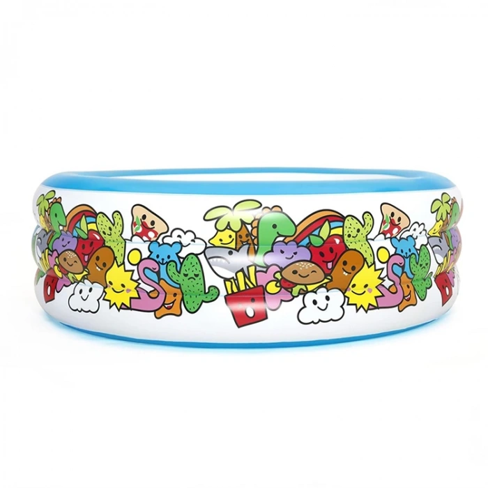 BESTWAY BW51121 ŞİŞME TABAN 3 HALKALI YUVARLAK JUMBO DESENLİ ÇOCUK HAVUZU 152x51cm KUTULU