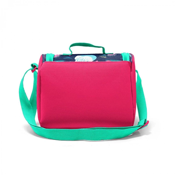 CORAL HIGH 22732 KİDS MAVİ NEON MERCAN LACİVERT KUĞU DESENLİ THERMO BESLENME ÇANTASI