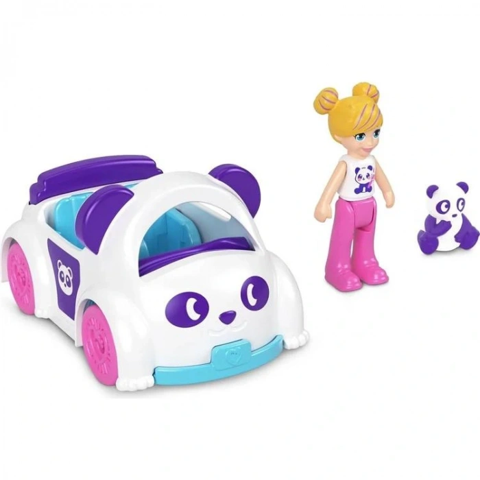 MATTEL HKV55/HKV56 POLLY POCKET MUHTEŞEM ARAÇLAR OYUN SETİ 4+