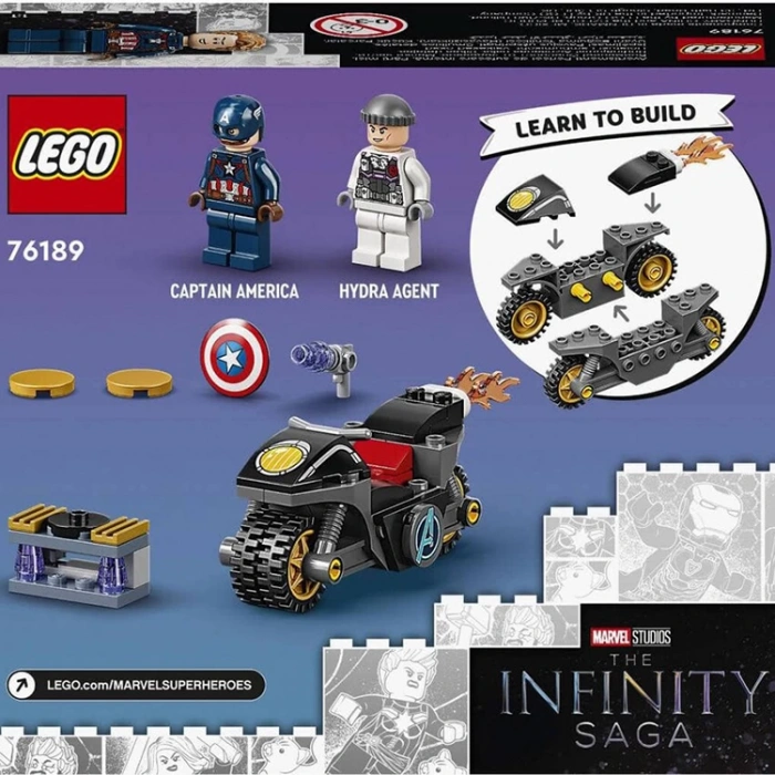 LEGO HEROES 6332675 76189 KAPTAN AMERİKA VE HYDRA KARŞILAŞMASI