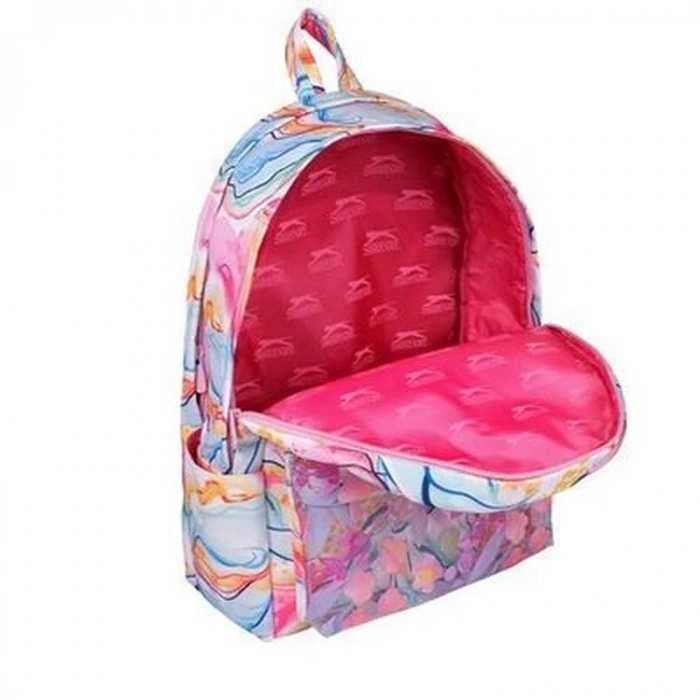 ME SLAZENGER 24040 PVC DETAYLI FLOWERS SIRT ÇANTASI RENKLİ ÇİÇEKLİ