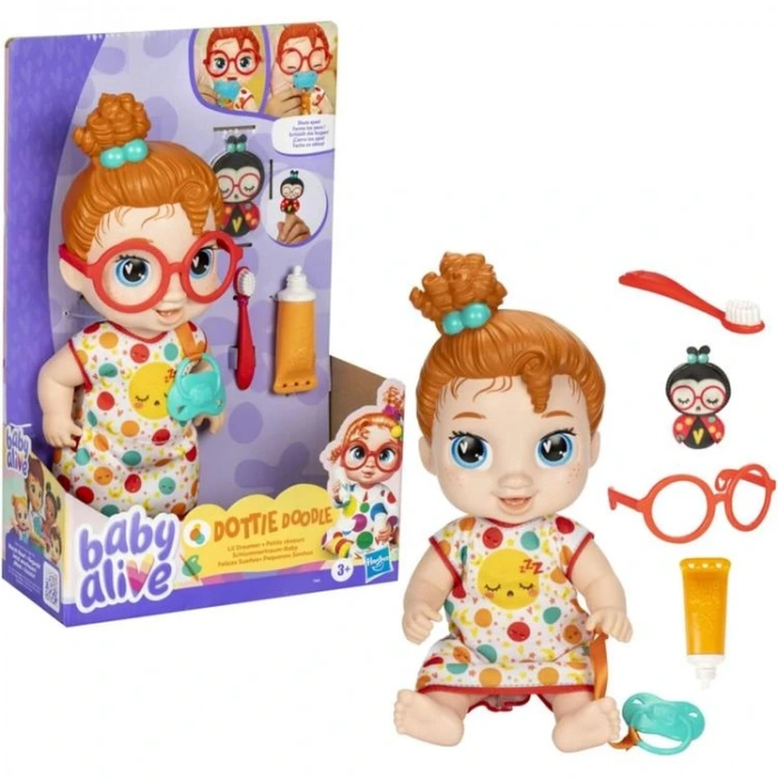 HASBRO BABY ALIVE F9965 KIZIL UYKUCU BEBEĞİM