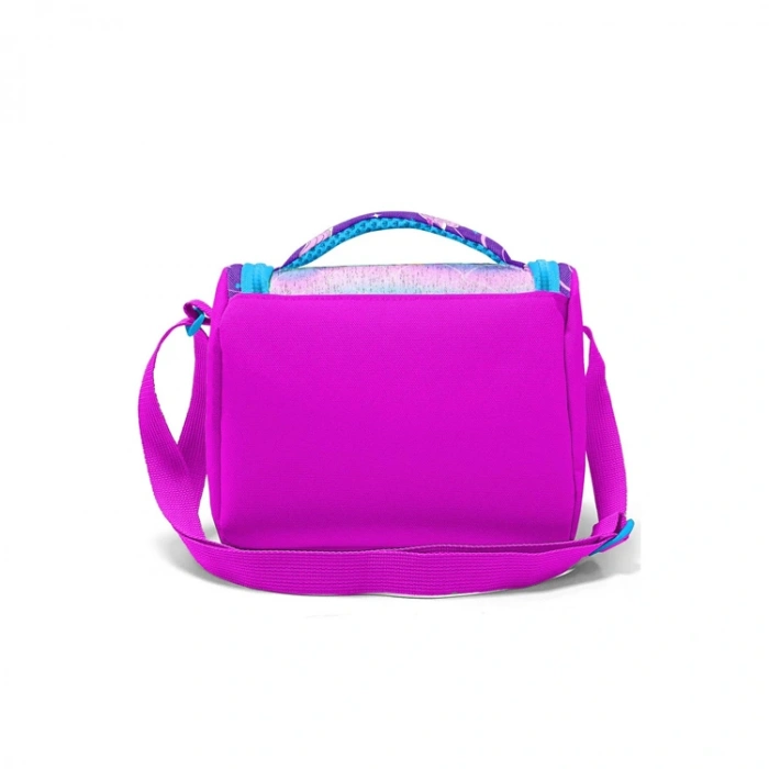 CORAL HIGH 11856 KIDS MOR PEMBE UNICORN DESENLİ SİMLİ THERMO BESLENME ÇANTASI