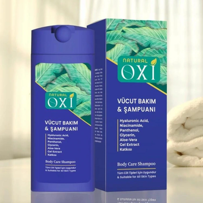 OXİ NATURAL VÜCUT BAKIM ŞAMPUANI (DUŞ JELİ) 300ML.