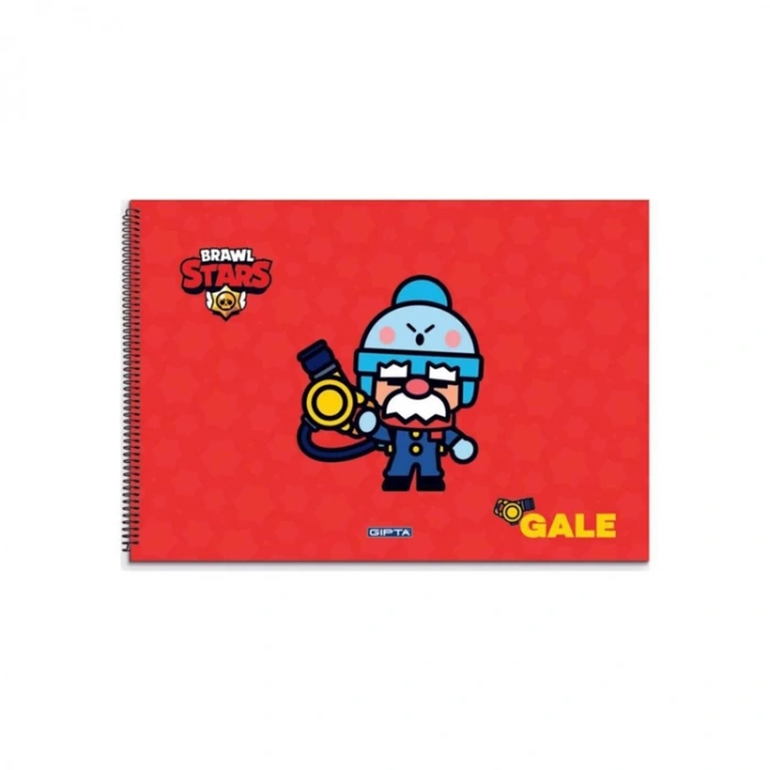 GIPTA BRAWL STARS 17X24 SPİRALLİ RESİM DEFTERİ  15 YP.