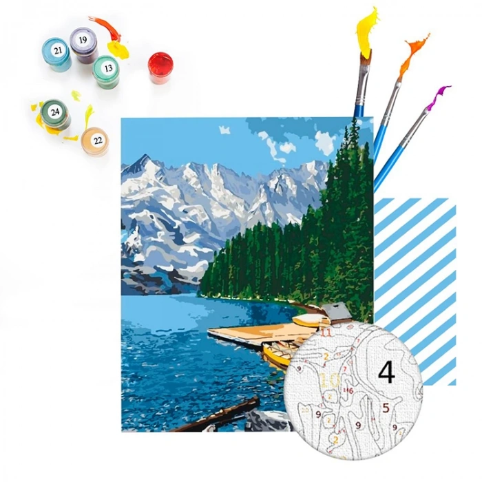 MAGIC ART SAYILARLA BOYAMA TUVAL SETİ  40X50cm