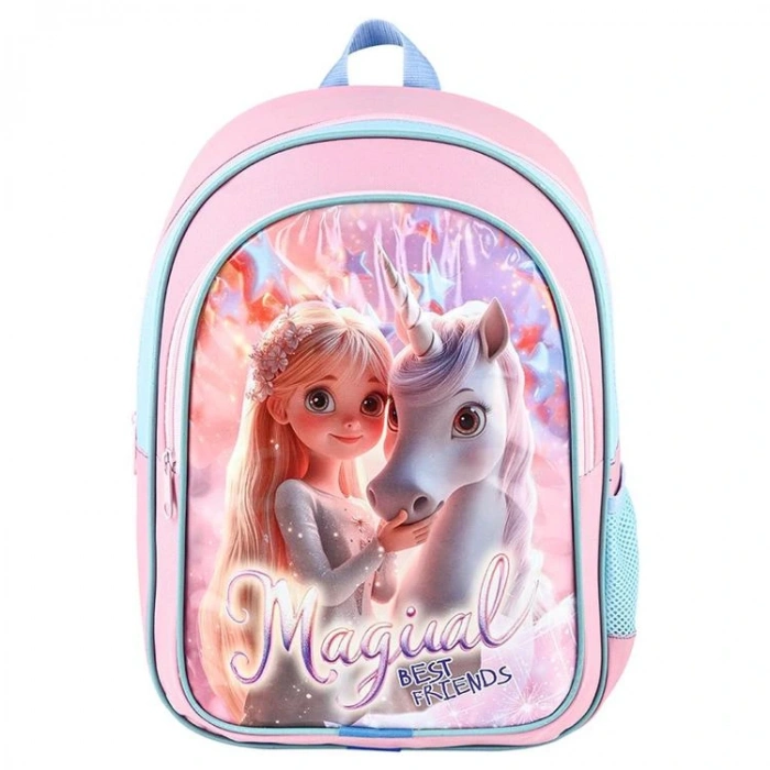 MİKRO MB-714  BESLENMELİ KIZ ÇOCUK OKUL ÇANTASI  ( 1 SET)