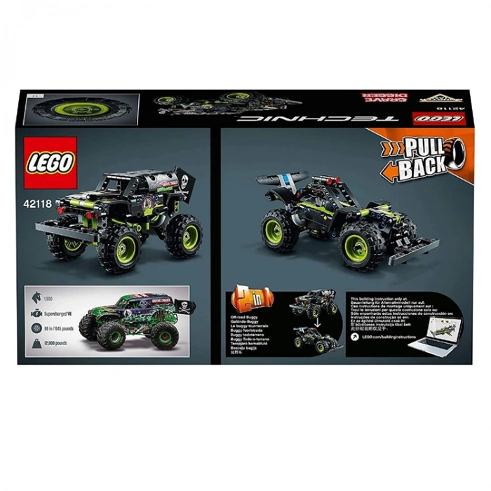 LEGO TECHNIC MONSTER JAM GRAVE DIGGER LMT42118