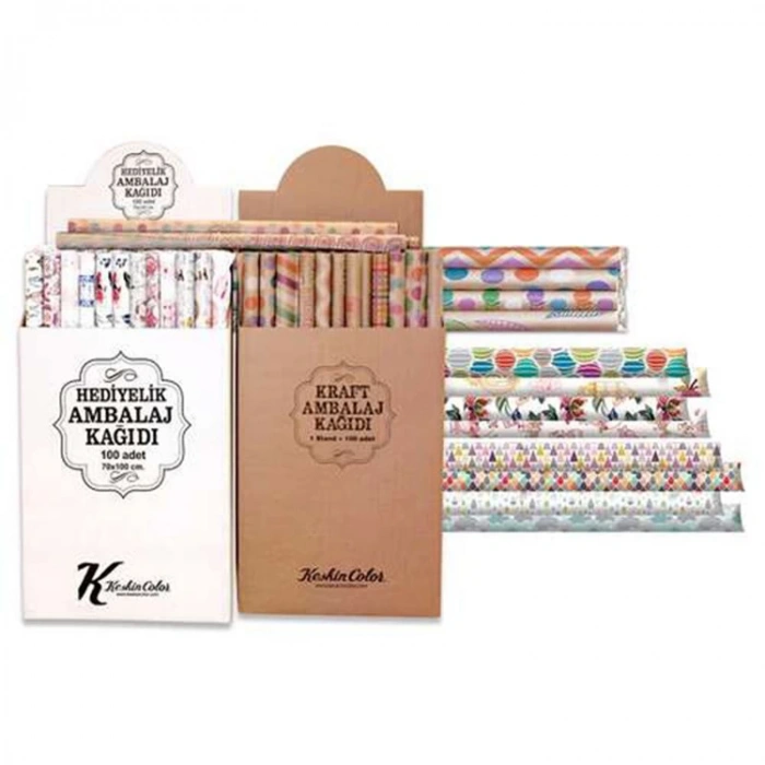 KESKİN CRAFT TEKLİ RULO AMBALAJ KAĞIDI 70X200