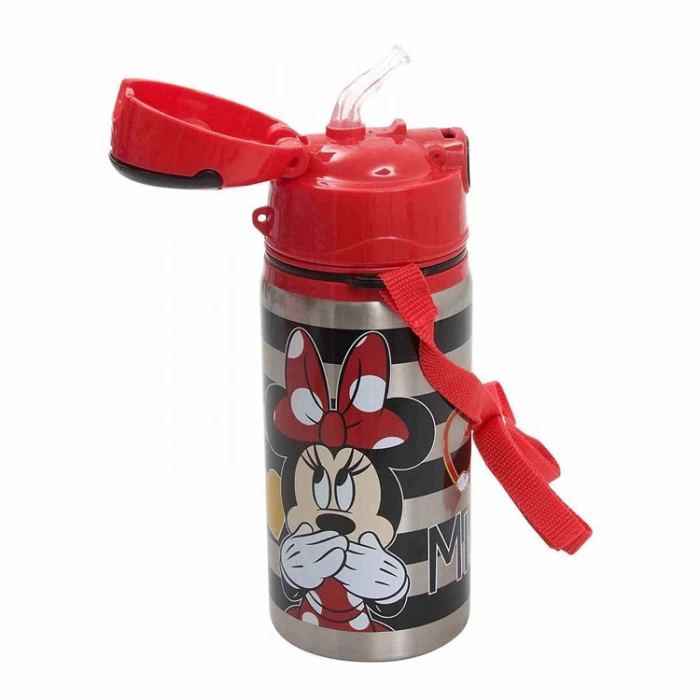 MINNIE MOUSE 42090 PİPETLİ ÇELİK MATARA (SULUK) 500ML