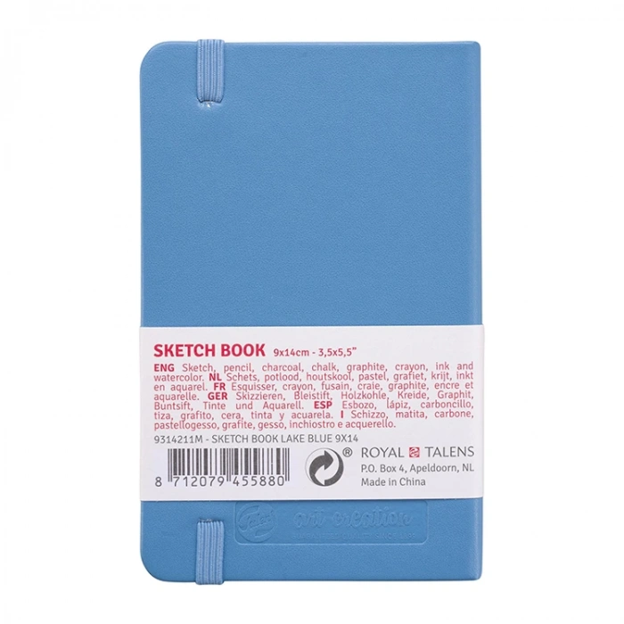 TALENS ART CREATION SKETCHBOOK 9X14 cm 140 gr. 80YP. ESKİZ DEFTERİ GÖL MAVİSİ - RT9314211M