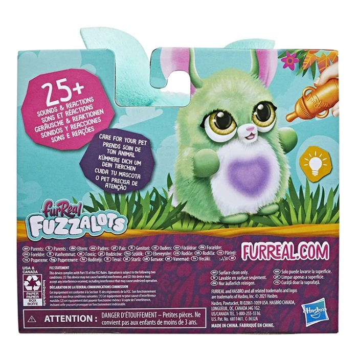 HASBRO F1927/F1779 FURREAL FRIENDS FUZZALOTS - TAVŞAN