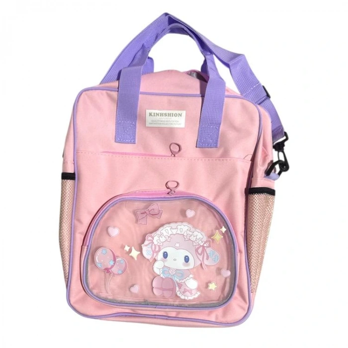 ODAK J448 KINHSHION KUROMİ& CANDY RABBIT 3 BÖLMELİ EL / KOL ÇANTASI 29 x 10 x 35 cm