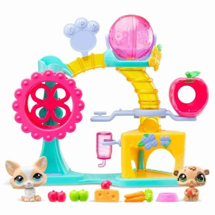 HASBRO 00519 LITTLEST PET SHOP S1 MİNİŞLER EĞLENCE FABRİKASI OYUN SETİ 2Lİ