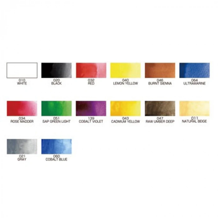 ZIG MC30-1 GANSAI TAMBI PORTABLE SULUBOYA SETİ 14 RENK