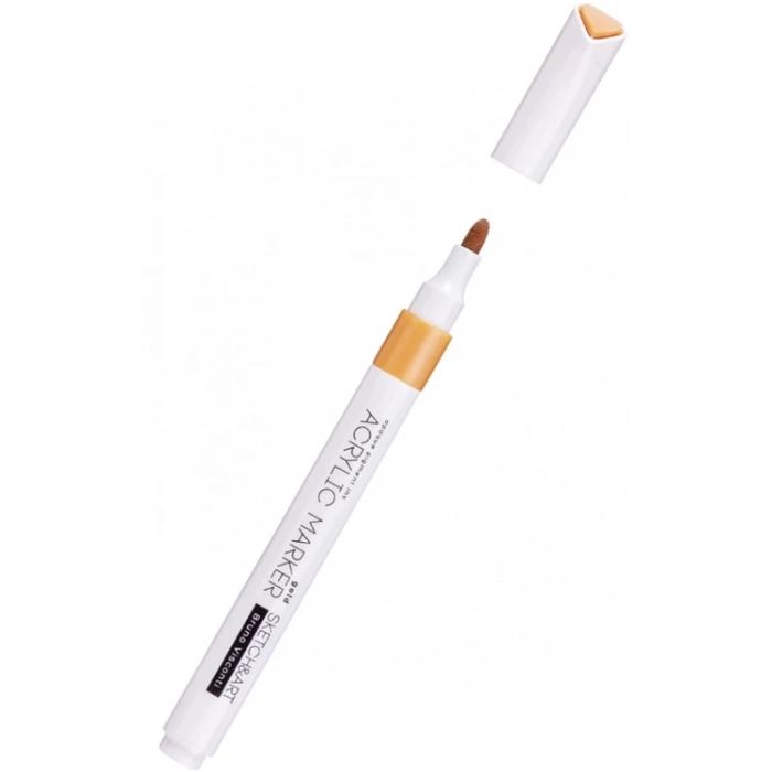 BRUNO VISCONTI 22-0129 SKETCH & ART AKRİLİK MARKER KALEM SETİ 3LÜ (ALTIN-GÜMÜŞ-BEYAZ)