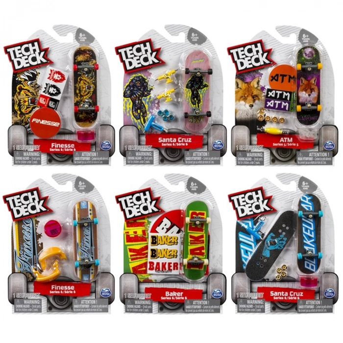 TECH DECK MİNİ PARMAK KAYKAY TEKLİ PAKET 96mm. SPM-6028846