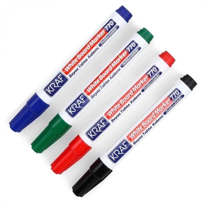 KRAF DOLDURULABİLİR TAHTA KALEMİ 4LÜ SET 770-4