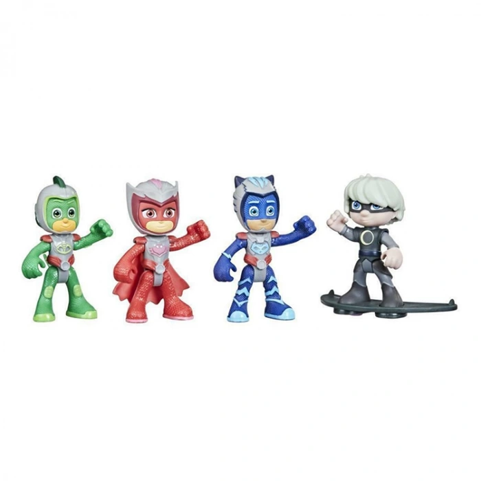 HASBRO F2647/F2835 PJ MASKELİLER 4LÜ FİGÜR SETİ - FLIGHT TIME MISSION