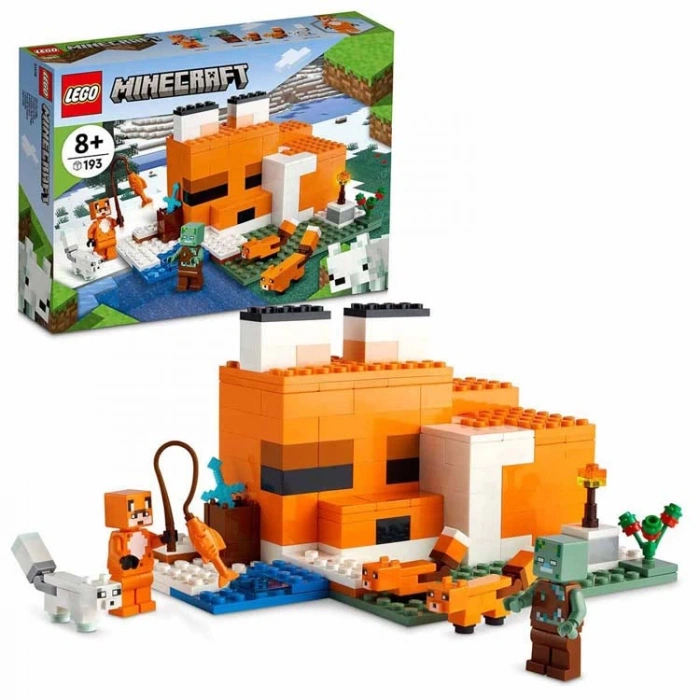 LEGO MINECRAFT 21178 THE FOX LODGE 193 PARÇA