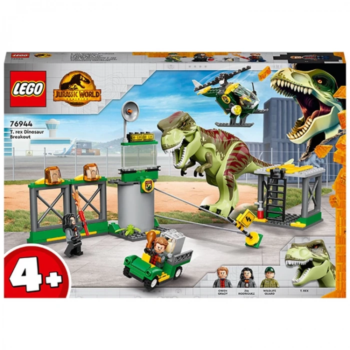 LEGO 76944 JURASSIC WORLD T-REX DINOSAUR BREAKOUT