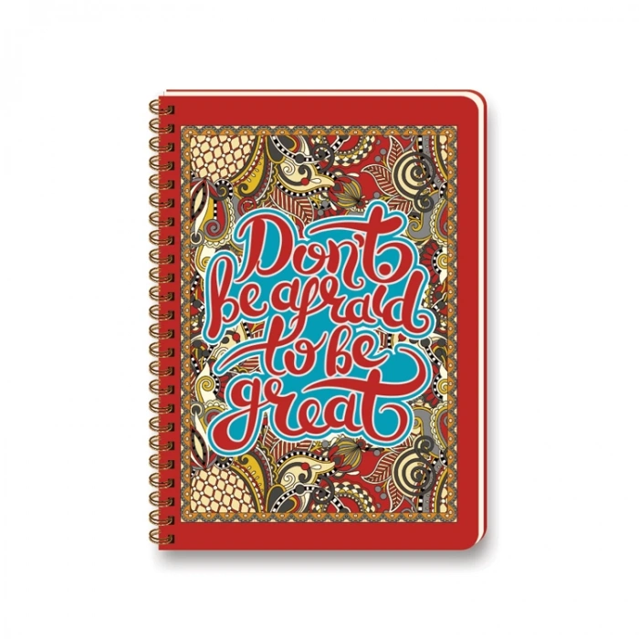 KESKİN 17X24 WALLART SPİRALLİ SERT KAPAK DEFTER 120 YP. ÇİZGİLİ