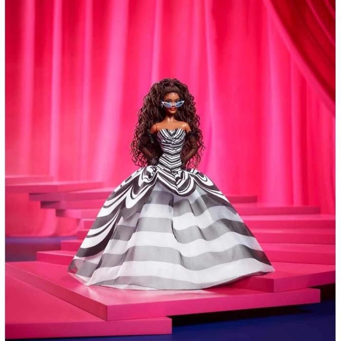 BARBIE HRM59 65. YIL ÖZEL KOLEKSİYON BEBEKLERİ BRUNETTE