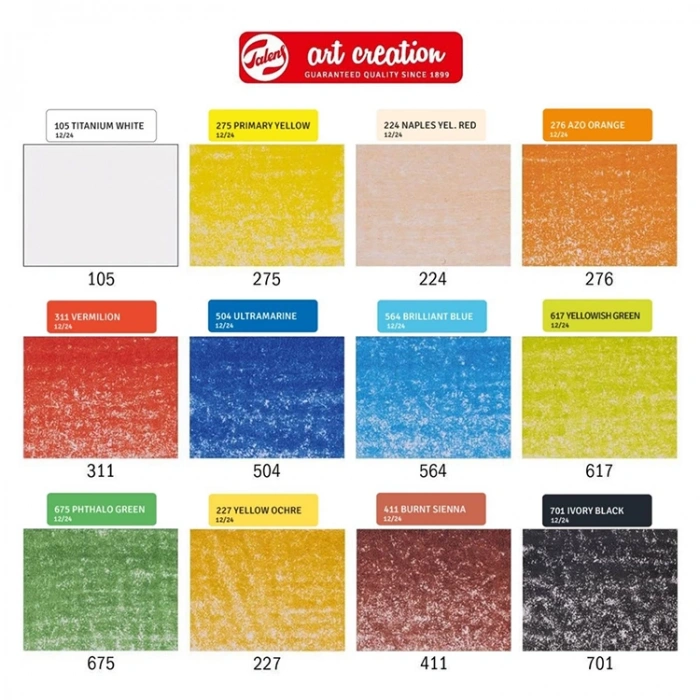 TALENS ART CREATION KURU BOYA KALEM SETİ 12Lİ - RT9028012M