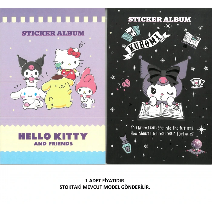 HELLO KITTY & KUROMI FRIENDS STICKER ALBÜMÜ - 15631