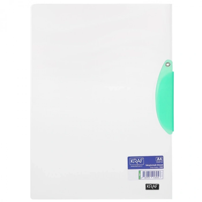 KRAF 1060 SIKIŞTIRMALI DOSYA QUICK CLIP YEŞİL - TEKLİ