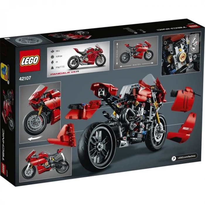LEGO TECHNIC DURACATI PANIGALE V4 R-3 42107