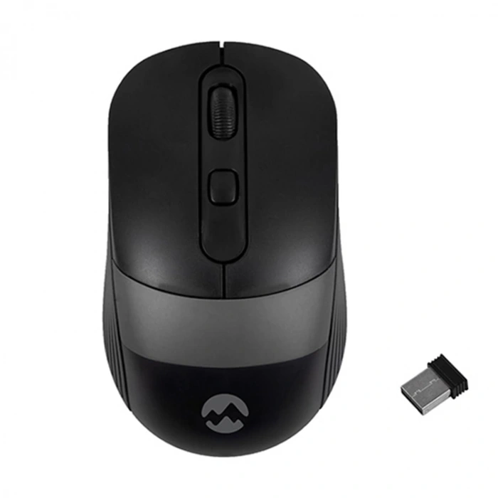 EVEREST SM-18 USB 2.4Ghz  OPTİK KABLOSUZ MOUSE GRİ/SİYAH