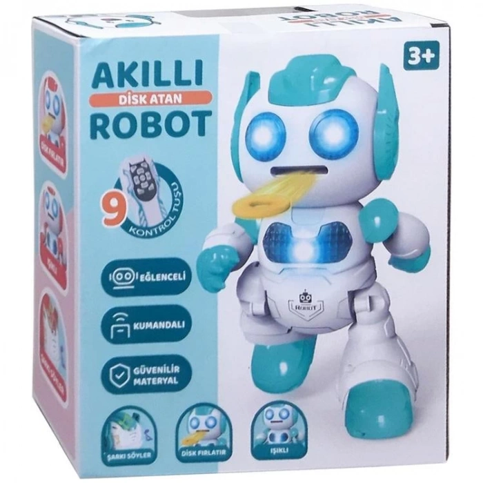 BİRLİK 606-30 KUTULU SESLİ IŞIKLI DİSK ATAN AKILLI ROBOT